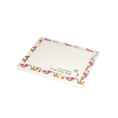 The Chelsea personalized stationery flat lay with envelopes.