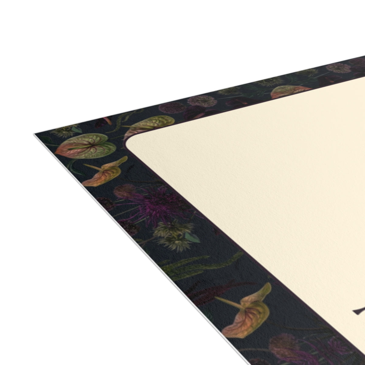 The Delancey personalized stationery shown laid flat.
